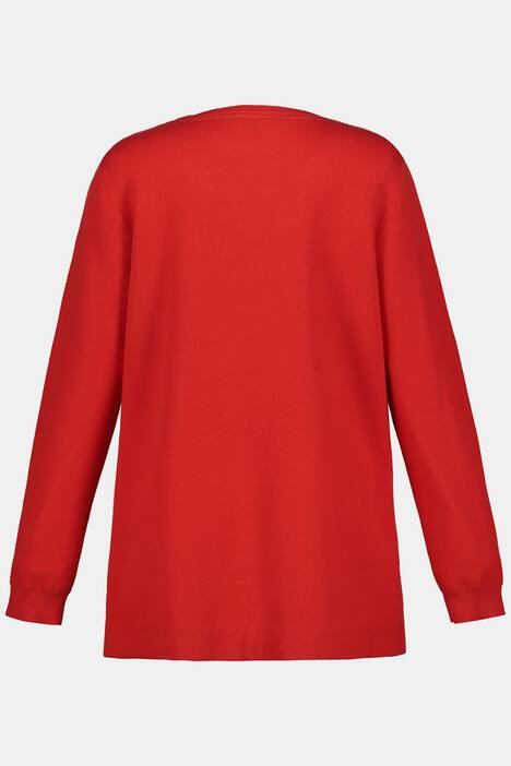 Pullover, XL-Zacken, Jacquard-Strick