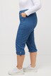 Pantalon cargo 7/8. Taille confortable, Attaches
