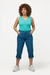 Pantalon cargo 7/8. Taille confortable, Attaches