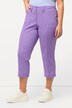 Pantalon cargo 7/8. Taille confortable, Attaches
