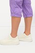Pantalon cargo 7/8. Taille confortable, Attaches
