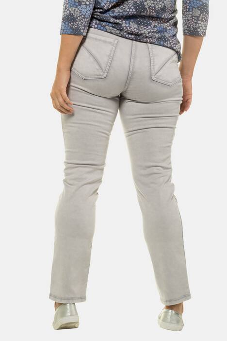 Jeans Sammy, Trendfarbe, schmales Bein, Knitterfalten