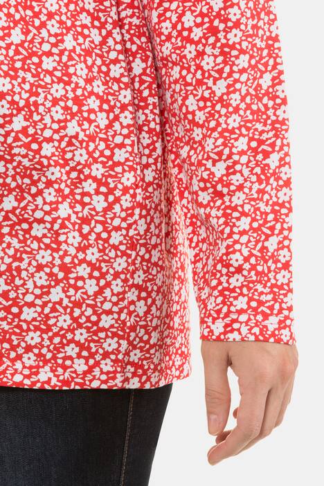 Shirt, sierplooitjes aan hals