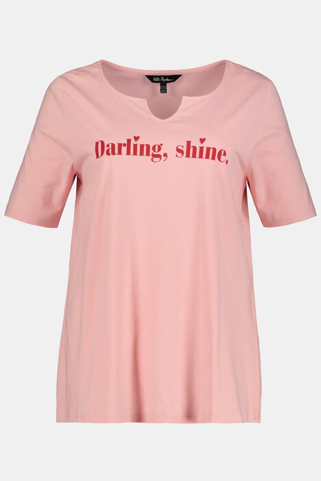 T-Shirt, Motiv DARLING SHINE, Classic, Tunikaausschnitt