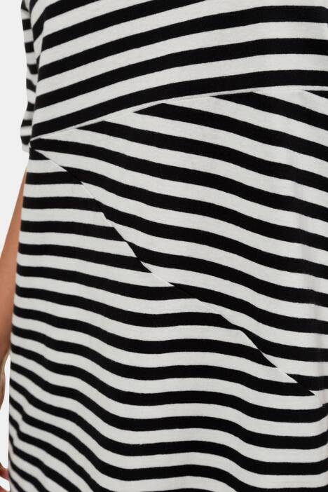 T-Shirt, Streifenmix, Regular, Pailletten-Herz