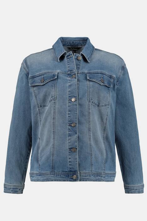 Prewashed Stretch Denim Jacket