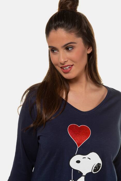 Shirt, Snoopy-Motiv, Classic, 3/4-Volantärmel