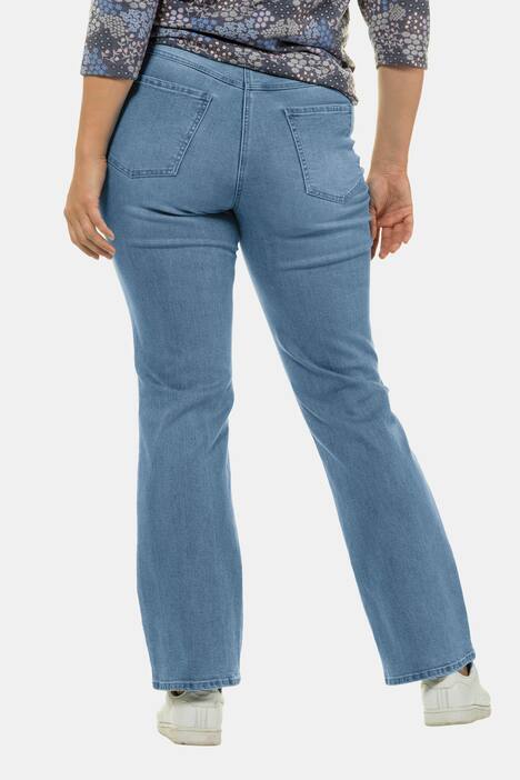 Bootcut-Jeans Marie, helle Waschung, Komfortbund