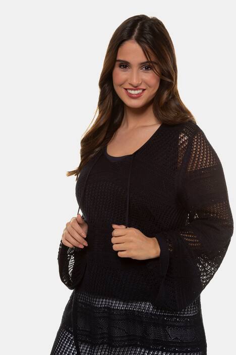 Pullover, Ajourmuster, Bindeband