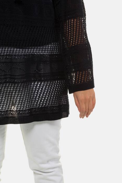 Pullover, Ajourmuster, Bindeband