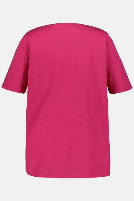 T-Shirt, Blütenmotiv LOVE, Classic, Rundhalsausschnitt