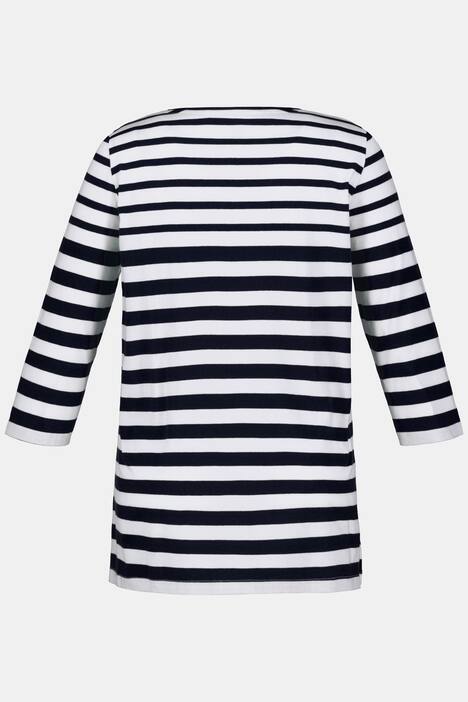 Ringelshirt, Pima Cotton, Classic, V-Ausschnitt
