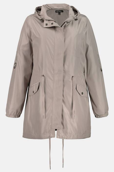 Jacke, feiner Schimmer, Kapuze, Tunnelzug