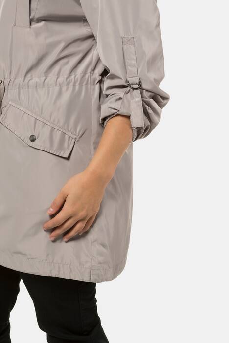 Jacke, feiner Schimmer, Kapuze, Tunnelzug