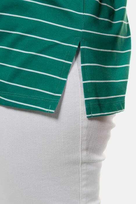 T-Shirt, Ringel, Relaxed, V-Ausschnitt