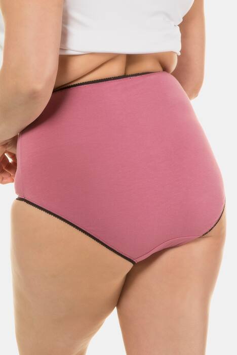 Slips, set van 3, opzij hoger gesneden
