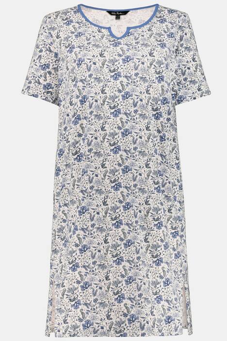 Bigshirts, 2er-Pack, Blumen, bis Gr. 66/68