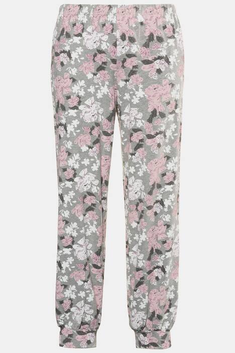 Pyjama, Blütenmuster, reine Baumwolle, bis Gr. 66/68