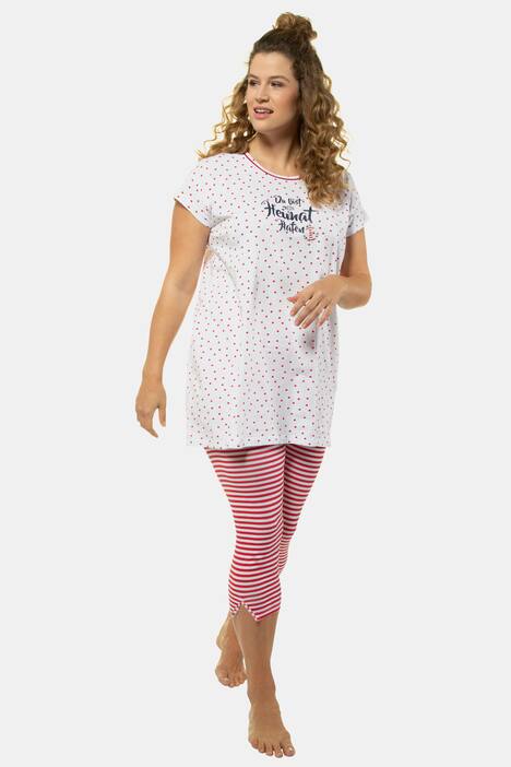 Pyjama, Motiv Heimathafen, Oversized, bis Gr. 66/68
