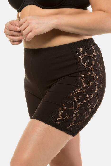 Panty, seitlicher Spitzeneinsatz, bis Gr. 66/68
