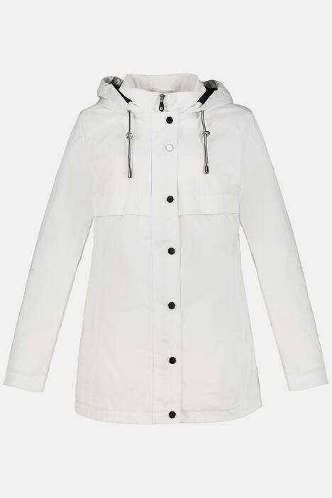 Jacke, Kapuze, Zipptaschen, Langarm