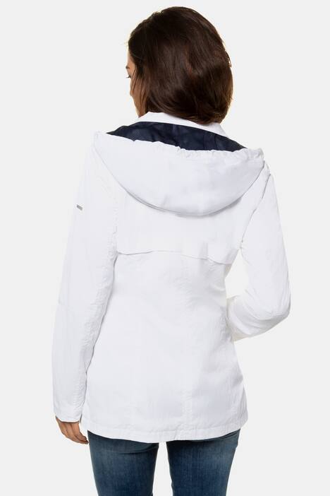 Jacke, Kapuze, Zipptaschen, Langarm
