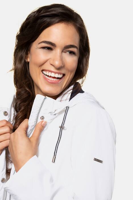 Jacke, Kapuze, Zipptaschen, Langarm