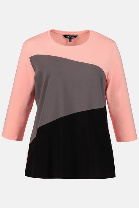 Shirt, Colorblocking, Classic, 3/4-Arm