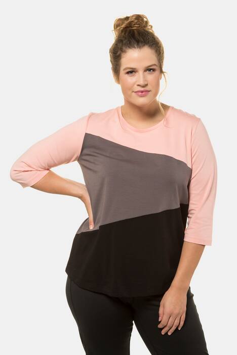 Shirt, Colorblocking, Classic, 3/4-Arm