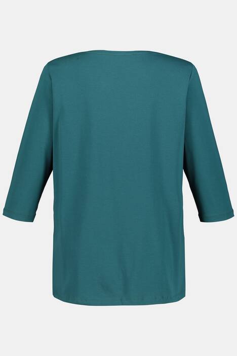 Shirt, Schriftmuster, Classic, 3/4-Arm