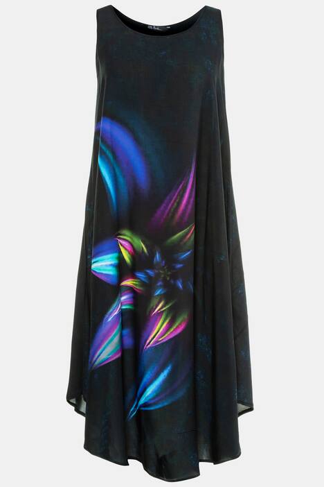 Kleid, Blütenmotiv, ärmellos