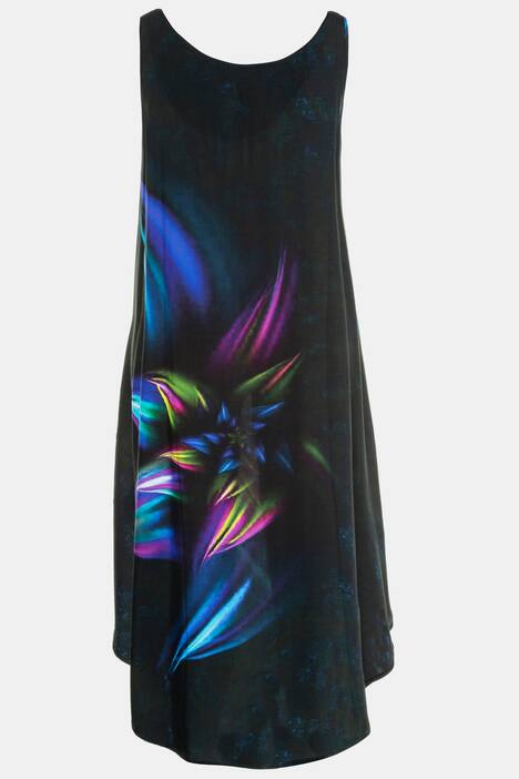 Kleid, Blütenmotiv, ärmellos