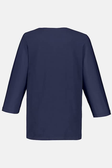 Shirt, Kordel-Bootmotiv, Classic, 3/4-Arm