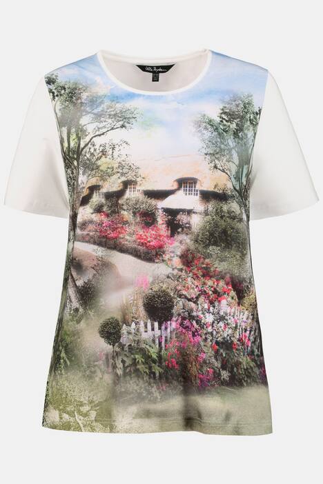 T-Shirt, Traumhaus-Motiv, Classic, Elasthan