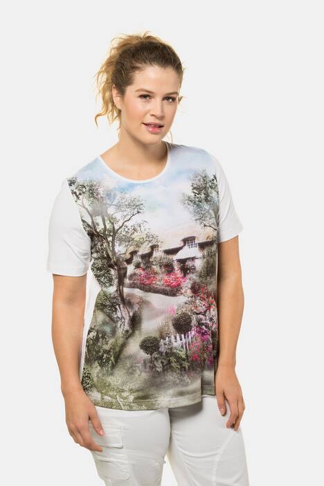 T-Shirt, Traumhaus-Motiv, Classic, Elasthan