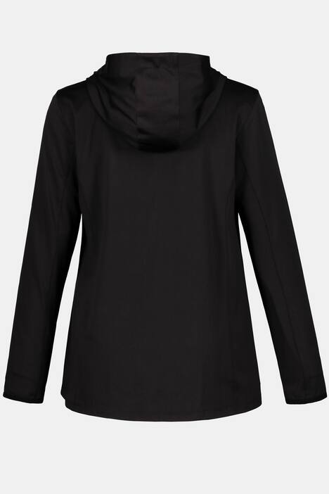 Jacke, Powerstretch, Kapuze, elastische Armabschlüsse
