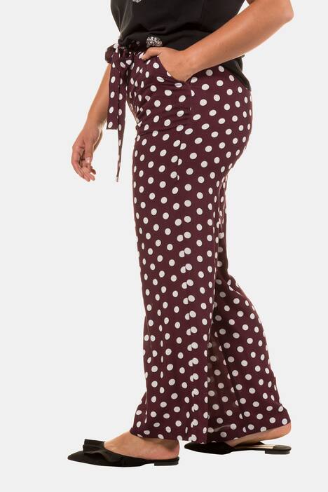 Polka Dot Wide Leg Marlene Fit Pants
