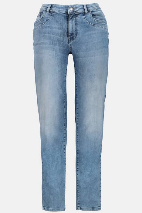 Jeans Julia, vorgewaschen, schmales Bein, 5-Pocket