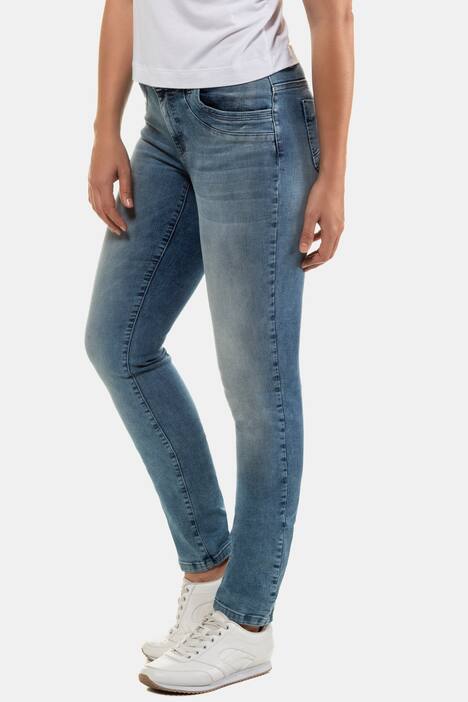 Jeans Julia, vorgewaschen, schmales Bein, 5-Pocket
