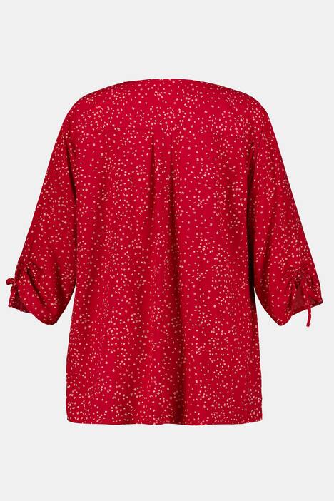Tuniek, regular, knopenlijst, 3/4 mouwen