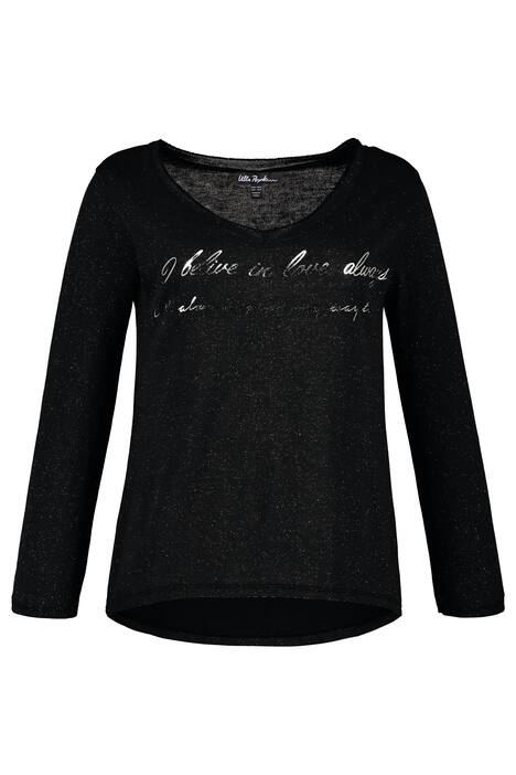 Light Statement Print Knit Sweater