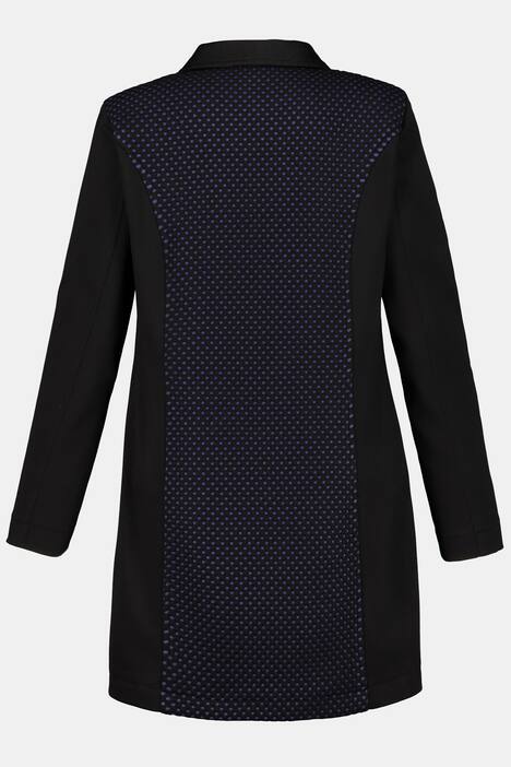 Blazer, Jacquardmuster, lange Form, schmale Silhouette