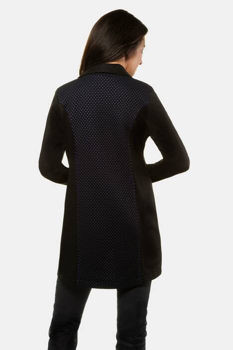 Blazer, Jacquardmuster, lange Form, schmale Silhouette