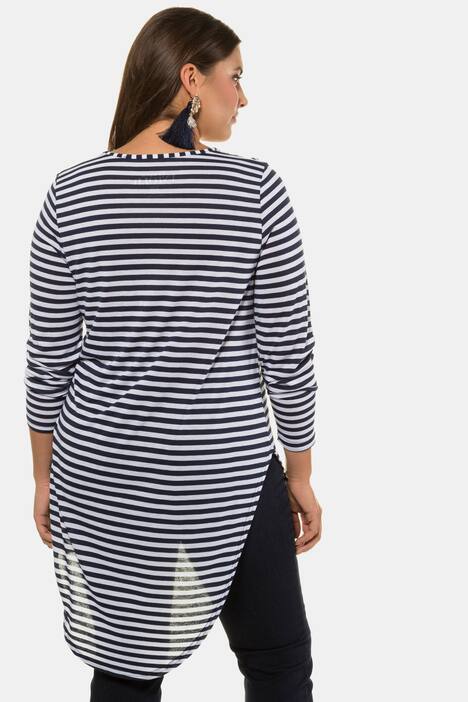 Shirt, extra lang, gerundeter Saum hinten länger