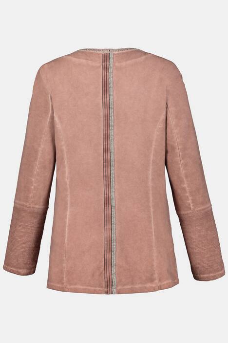 Blazer, Kaltfärbung, Streifenstruktur, Lurexborte