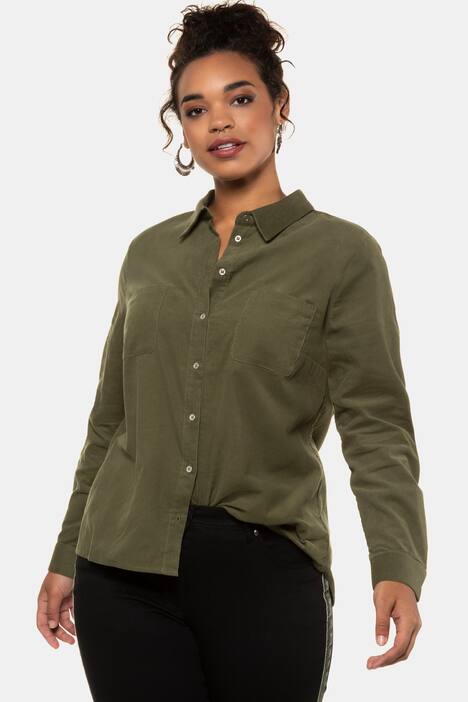Bluse, Babycord, Langarm