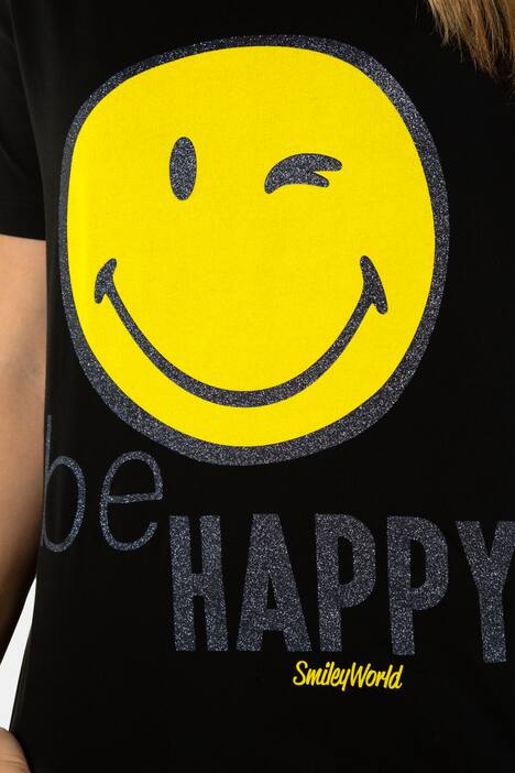 T-Shirt, Wendepaillette, Halbarm