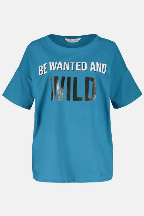 Shirt, Metallic-Statement, oversized,