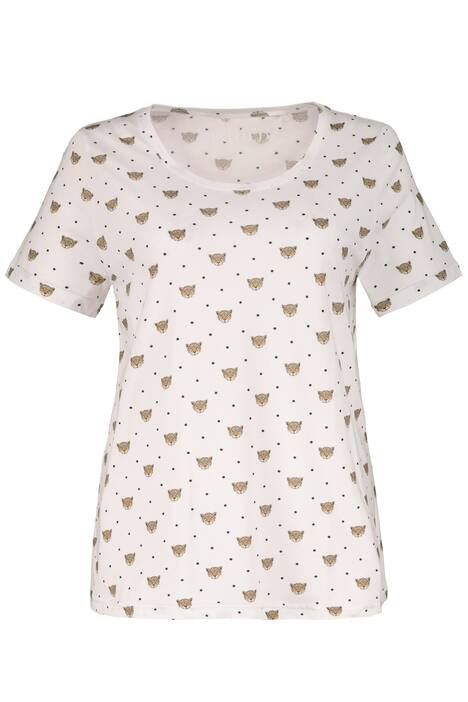 Awesome Leopard Dot Print Cotton Tee
