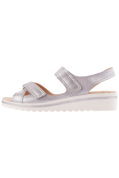 Caprice Metallic Velcro Sandals